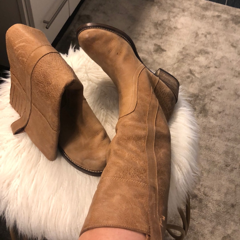 Lucky brand leather boots
